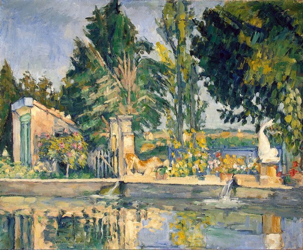 Paul Cézanne, Jas de Bouffan, the pool, c.1876 (oil on canvas)