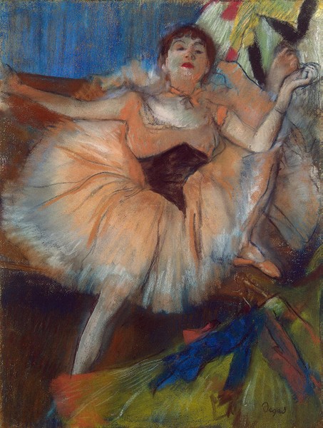 Edgar Degas, Seated Dancer, 1879-80 (pastel on cardboard)