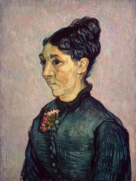 Vincent van Gogh, Portrait of Madame Jeanne Lafuye Trabuc, 1889 (oil on canvas)