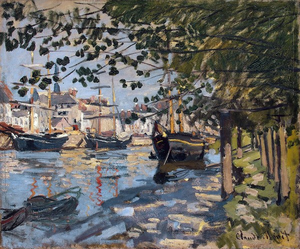 Claude Monet, Seine at Rouen, 1872 (oil on canvas)