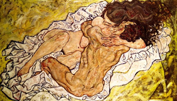 Egon Schiele, The Embrace, 1917