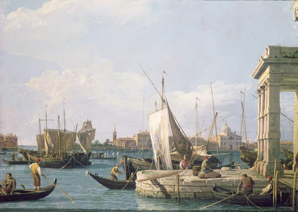 Canaletto, The Punta della Dogana, 1730