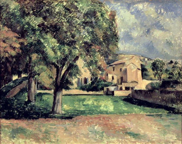 Paul Cézanne, Trees in a Park, Jas de Bouffan, 1885-87 (oil on canvas)