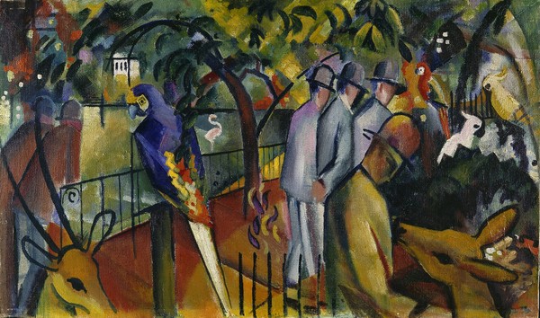 August Macke, Zoological Garden I, 1912 (oil on canvas)