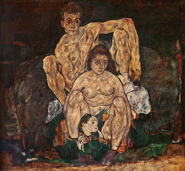 Egon Schiele, The Family, 1918