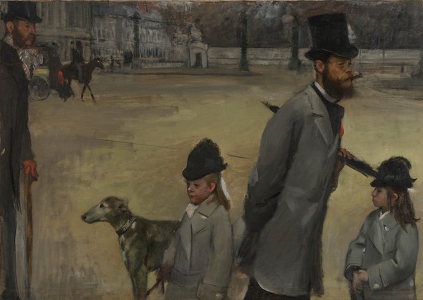 Edgar Degas, Place de la Concorde, 1875 (oil on canvas)