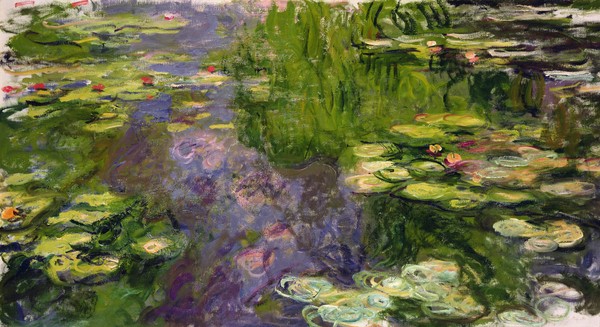 Claude Monet, Waterlilies (oil on canvas)