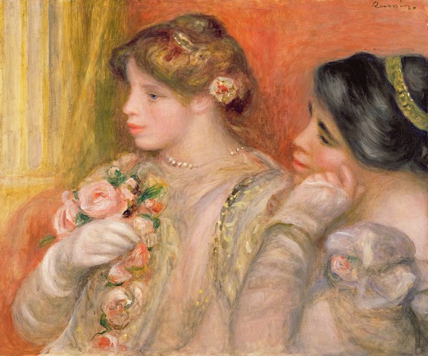 Pierre-Auguste Renoir, Dans La Loge, c.1908 (oil on canvas)