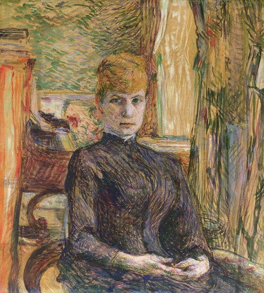 Henri de Toulouse-Lautrec, Madame Juliette Pascal, 1887 (oil on canvas)