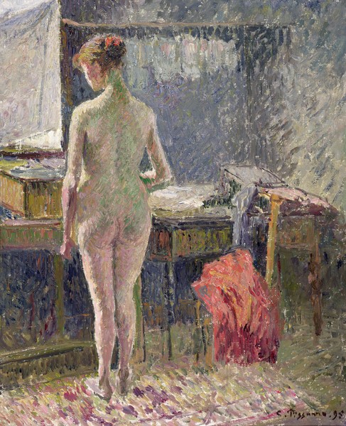 Camille Pissarro, Female Nude seen from the Back, 1895 (oil on canvas)