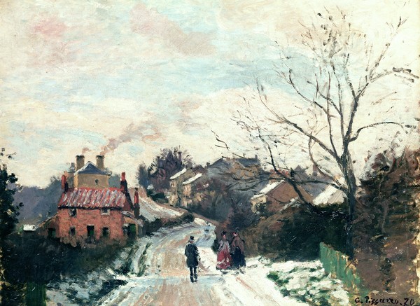 Camille Pissarro, Fox hill, Upper Norwood, 1870 (oil on canvas)