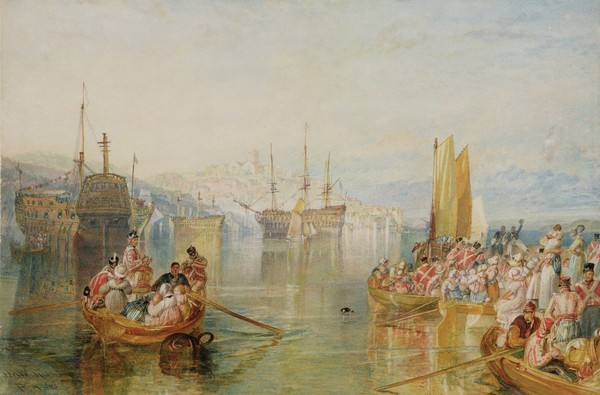 Joseph Mallord William Turner, Saltash, Cornwall, 1825 (watercolour)