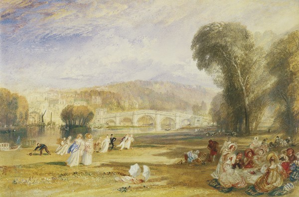 Joseph Mallord William Turner, Richmond Hill and Bridge, Surrey, c.1831 (w/c on paper)