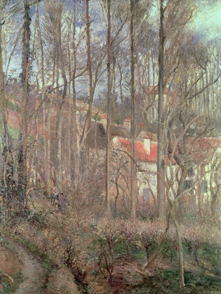 Camille Pissarro, The Cote des Boeufs at L'Hermitage, Pontoise, 1877 (oil on canvas)