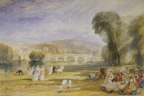 Joseph Mallord William Turner, Richmond Hill and Bridge, Surrey, c.1828-9 (watercolour)
