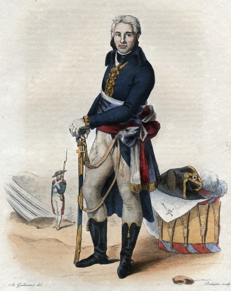 French School, Portrait of Jean Victor Moreau (1763-1813), French general. (General, Frankreich, Revolution, Uniform, Persönlichkeiten, Militär, Wunschgröße, Grafik, Treppenhaus, Wohnzimmer, bunt)