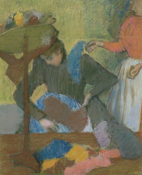 Edgar Degas, At the Milliner's, c.1898 (pastel on paper)