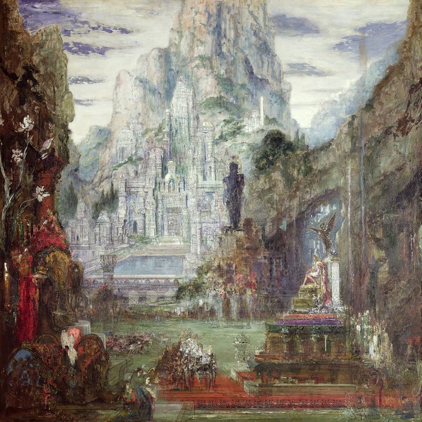 Gustave Moreau, The Triumph of Alexander the Great (356-323BC) (oil on canvas)