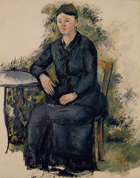Paul Cézanne, Madame Cezanne in the Garden, 1880-82 (oil on canvas)