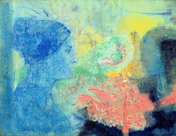 Odilon Redon, Shades of Sleep (pastel on paper