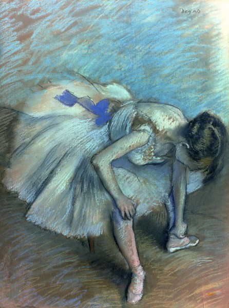 Edgar Degas, Seated Dancer, c.1881-83 (pastel on paper)