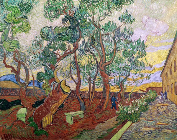 Vincent van Gogh, The Garden of St. Paul's Hospital at St. Remy, 1889 (oil on canvas)