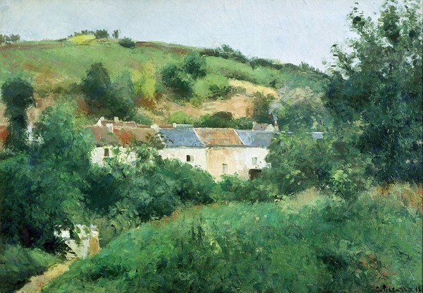 Camille Pissarro, The Path in the Village, 1875 (oil on canvas)