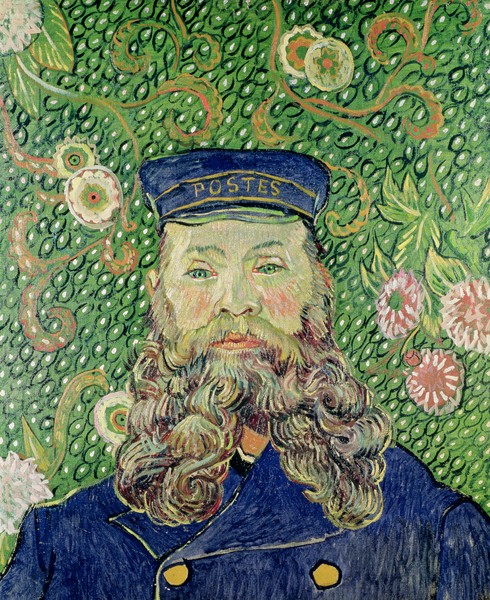 Vincent van Gogh, Portrait of the Postman Joseph Roulin, 1889 (oil on canvas)