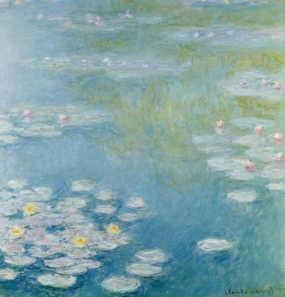 Claude Monet, Nympheas at Giverny, 1908 (oil on canvas)