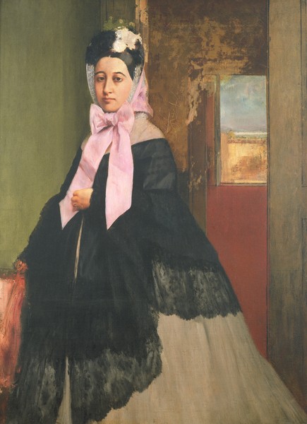 Edgar Degas, Therese de Gas (1842-95), sister of the artist, later Madame Edmond Morbilli, c.1863 (oil on canvas)