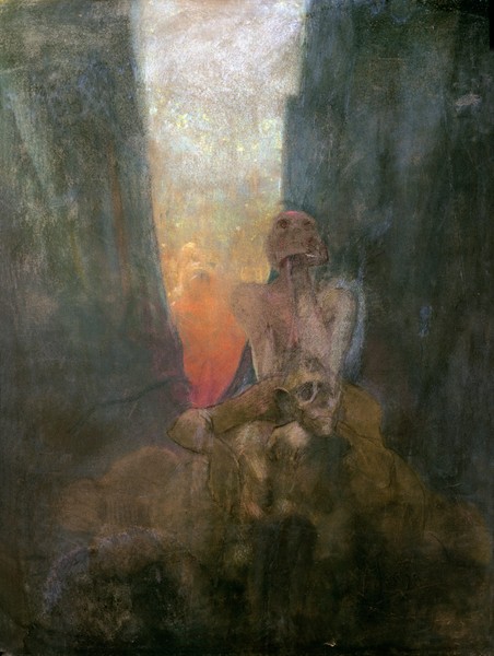 Alfons Maria Mucha, The Abyss, 1899 (oil on canvas)