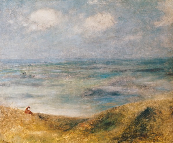 Pierre-Auguste Renoir, View of the Sea, Guernsey (oil on canvas)