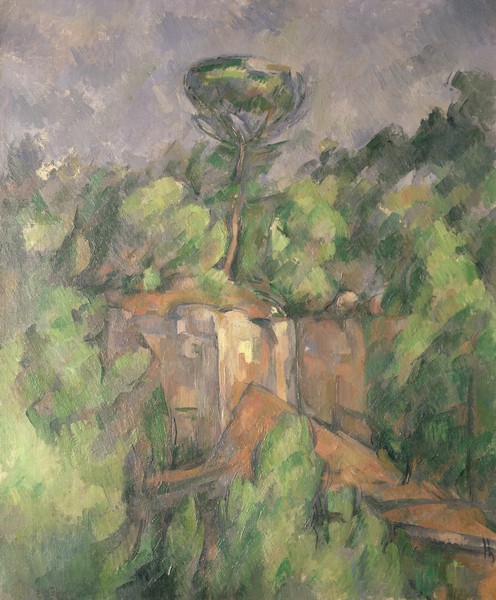 Paul Cézanne, Bibemus Quarry, 1898-1900 (oil on canvas)