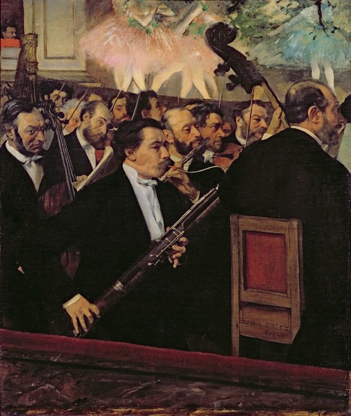 Edgar Degas, The Opera Orchestra, c.1870 (oil on canvas)