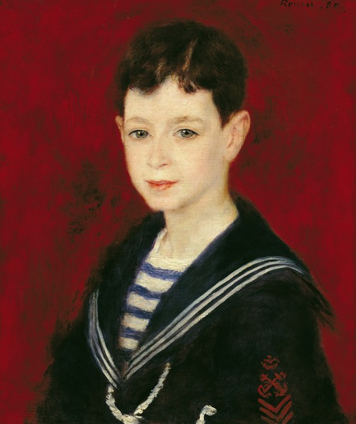 Pierre-Auguste Renoir, Portrait of Fernand Halphen (1872-1917) 1880 (oil on canvas)