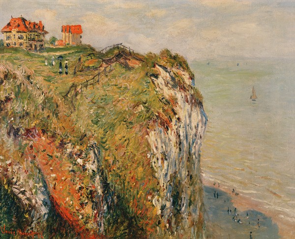 Claude Monet, Cliff at Dieppe, 1882 (oil on canvas)