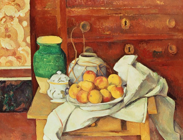 Paul Cézanne, Still Life with a Chest of Drawers, 1883-87 (oil on canvas)