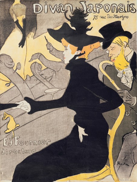 Henri de Toulouse-Lautrec, Poster advertising 'Le Divan Japonais', 1892 (litho)