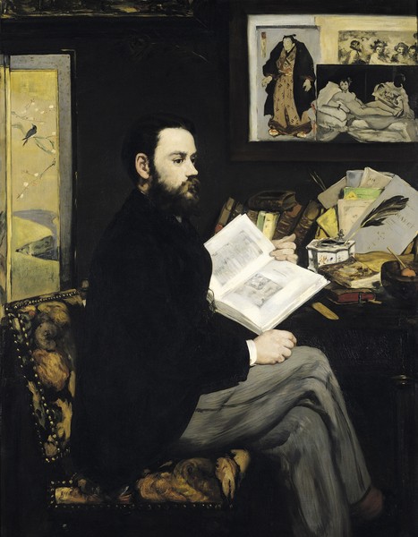 Edouard Manet, Portrait of Emile Zola (1840-1902) 1868 (oil on canvas)