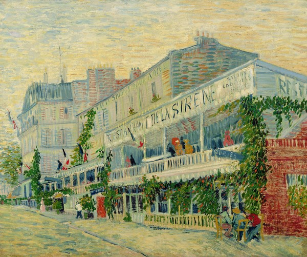 Vincent van Gogh, Restaurant de la Sirene at Asnieres, 1887 (oil on canvas)