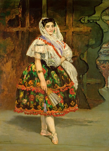 Edouard Manet, Lola de Valence, 1862 (oil on canvas)