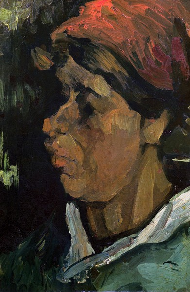 Vincent van Gogh, Head of a Dutch Peasant, 1884 (oil on canvas)