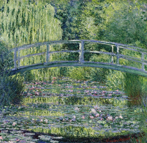 Claude Monet, The Waterlily Pond: Green Harmony, 1899 (oil on canvas)