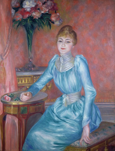Pierre-Auguste Renoir, Madame de Bonnieres, 1889 (oil on canvas)