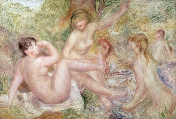 Pierre-Auguste Renoir, Study for the Large Bathers, 1885-1901 (oil on canvas)