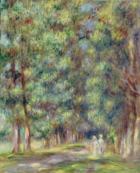 Pierre-Auguste Renoir, Path in a Wood, 1910 (oil on canvas)