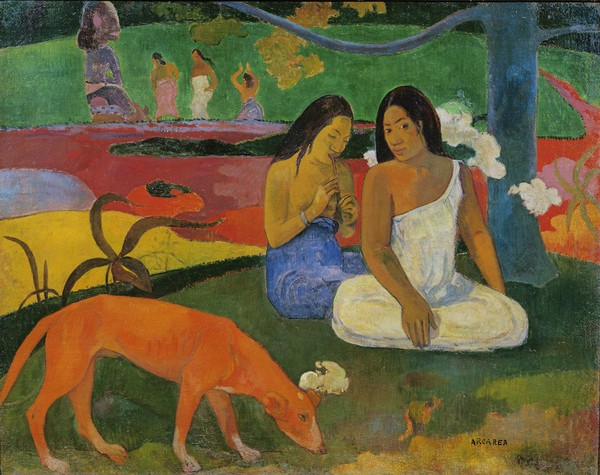 Paul Gauguin, Arearea (The Red Dog), 1892 (oil on canvas)