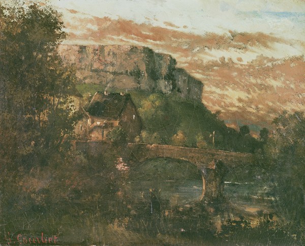 Gustave Courbet, The Bridge at Nahin, 1868 (oil on canvas)