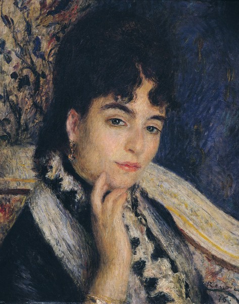 Pierre-Auguste Renoir, Portrait of Madame Alphonse Daudet (1844-1940) 1876 (oil on canvas)