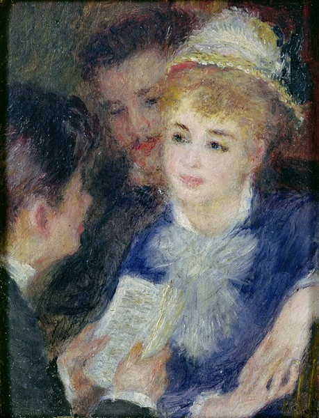Pierre-Auguste Renoir, Reading the Role (oil on canvas)